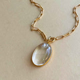 The Quartz Reset Statement Necklace | Clarity (Gold Plated)