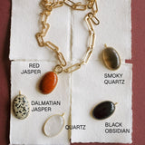 Statement Oval Dome Necklace