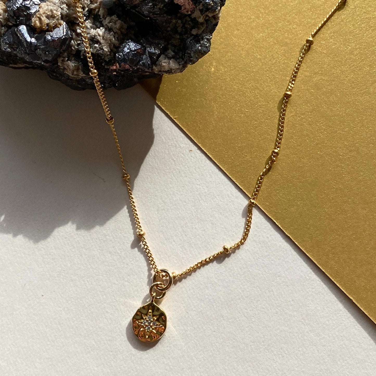 Load image into Gallery viewer, Celestial Coin Necklace (Gold Plated)

