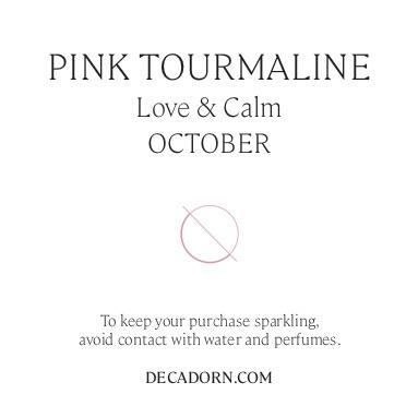 October Birthstone | Pink Tourmaline Threaded Dropper Earrings (Silver)