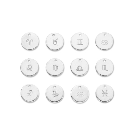Zodiac Sign (Sterling Silver)