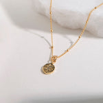Star Coin Necklace (Gold Plated)