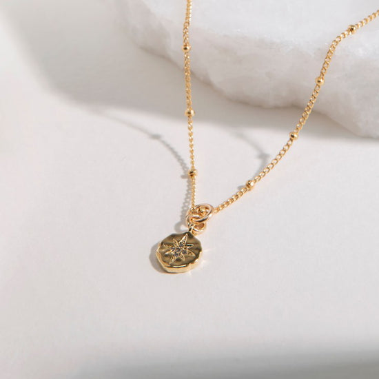 Load image into Gallery viewer, Celestial Coin Necklace (Gold Plated)

