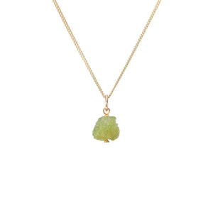 
            
                Load image into Gallery viewer, Peridot Threaded Necklace | Wellbeing (Gold)
            
        