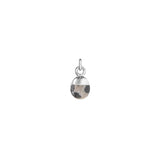 Dalmatian Charm, Tiny Tumbled, Silver |Decadorn
