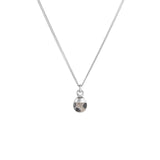 Dalmatian Tiny Tumbled Necklace | Positivity (Silver)