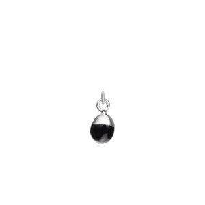 Bridesmaid | Gemstone & Moon Necklace (Silver)