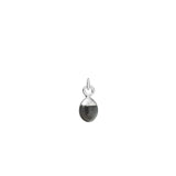 Choose Your Own | Tumbled Gemstone & Moon Necklace (Silver)