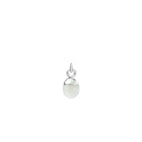 June Birthstone, Moonstone Charm, Tiny Tumbled, Silver | Decadorn