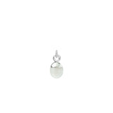 June Birthstone, Moonstone Charm, Tiny Tumbled, Silver | Decadorn
