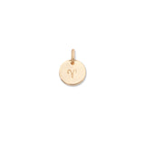 Zodiac Disc | Aries | March 21 - April 19 (Gold Fill)