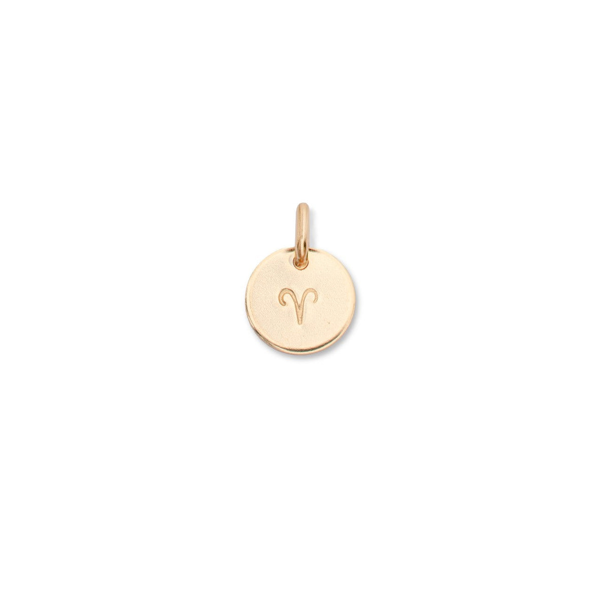 Zodiac Disc | Aries | March 21 - April 19 (Gold Fill)