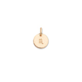 Zodiac Disc | Scorpio | October 23 - November 21 (Gold Fill)