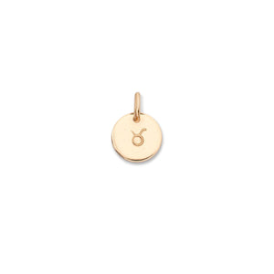 Zodiac Disc | Taurus | April 20 - May 20 (Gold Fill)