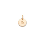 Zodiac Disc | Virgo | August 23 - September 22 (Gold Fill)