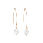 Pearl Dropper Earrings | Calm (Gold)