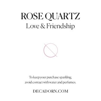 Rose Quartz, Dropper Earrings, Raw Threaded, Silver | Decadorn