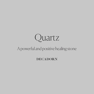 Quartz Charm Necklace | Healing (Silver)