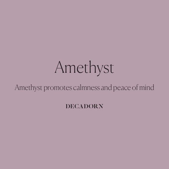 Amethyst Threaded Dropper Earrings | Calming (Silver)