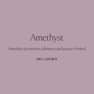 February Birthstone | Amethyst Charm Necklace (Silver)