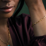Chunky Link Bracelet (Gold Plated)