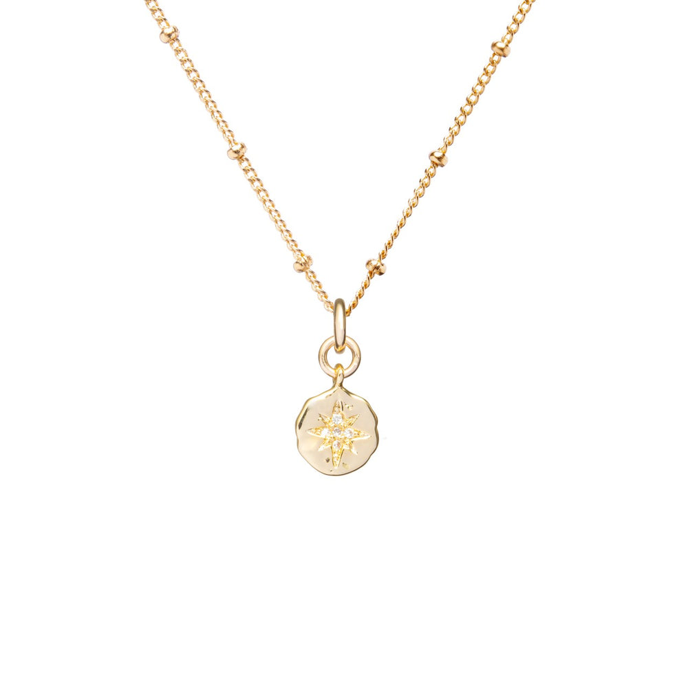 Star Coin Necklace (Gold Plated)