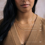 June Birthstone | Moonstone & Moon Necklace (Silver)