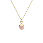 Tiny Tumbled Gemstone Necklace - Pink Opal (Hope and Love) - Decadorn