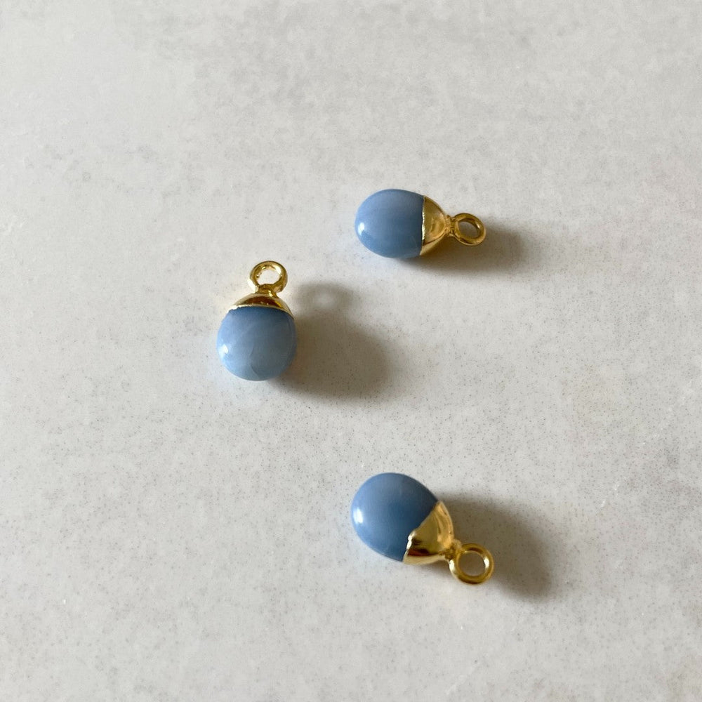 Bridesmaid | Gemstone & Moon Necklace (Gold Plated)