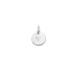 Zodiac Disc | Aries | March 21 - April 19 (Sterling Silver)