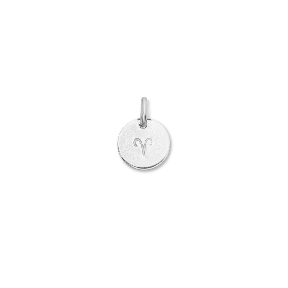 Zodiac Disc | Aries | March 21 - April 19 (Sterling Silver)