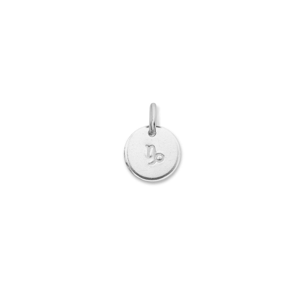 
            
                Load image into Gallery viewer, Zodiac Disc | Capricorn | December 22 - January 19 (Sterling Silver)
            
        