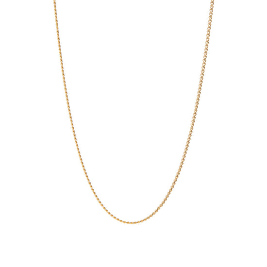 Chain | Delicate Fine Curb (Gold Plated)