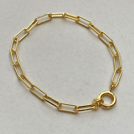 Chunky Link Bracelet (Gold Plated)