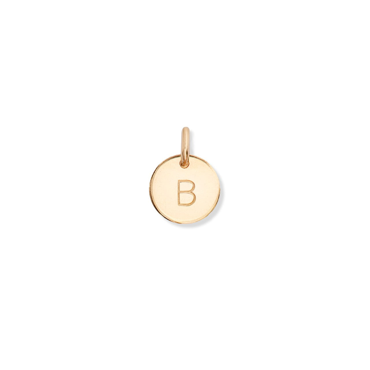 Additional Charm | Personalised Initial Disc (Gold Fill)