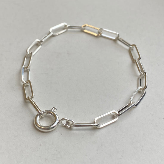 Chunky Link Bracelet (Sterling Silver)